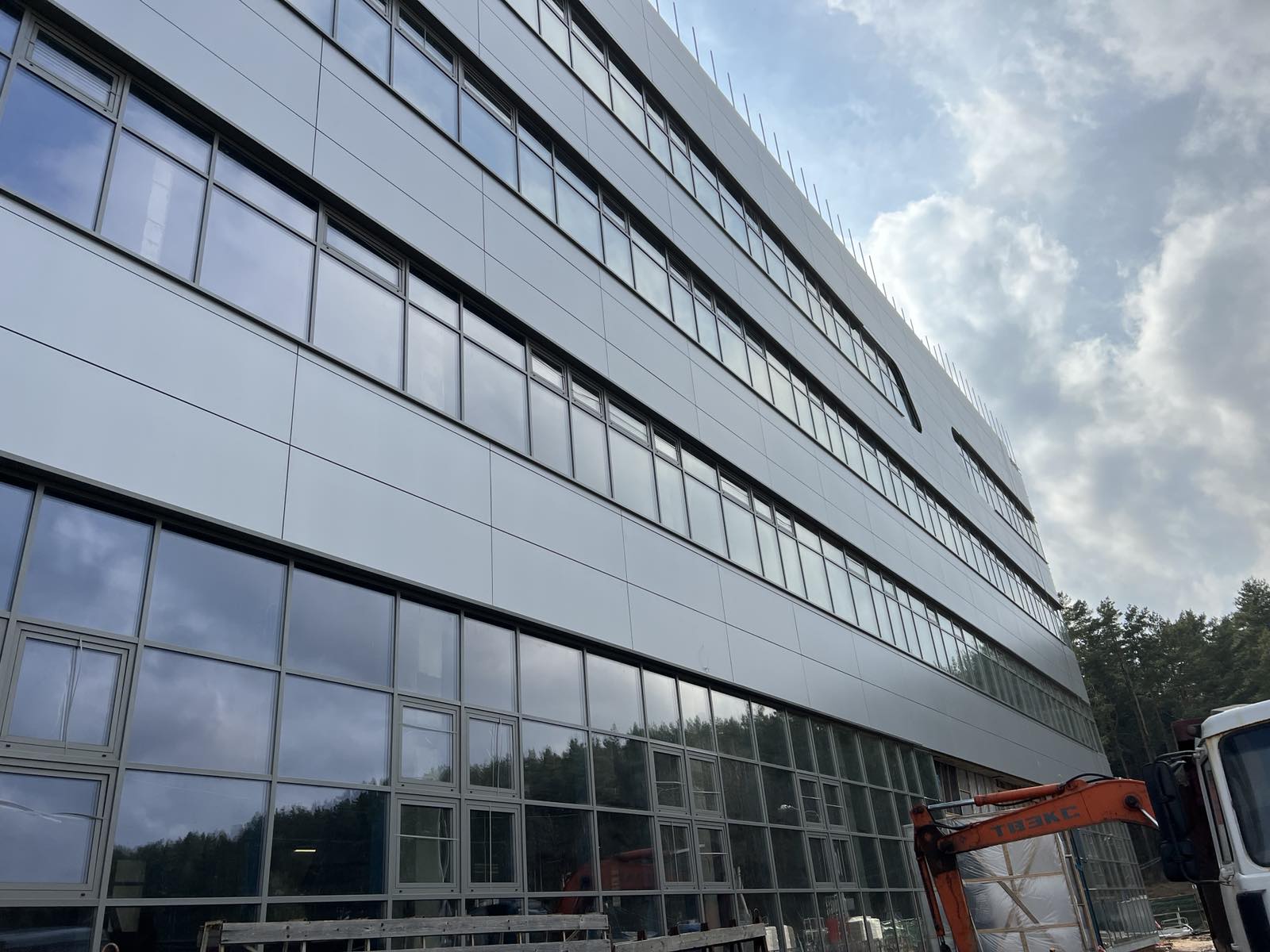 Монтаж фасадных кассет