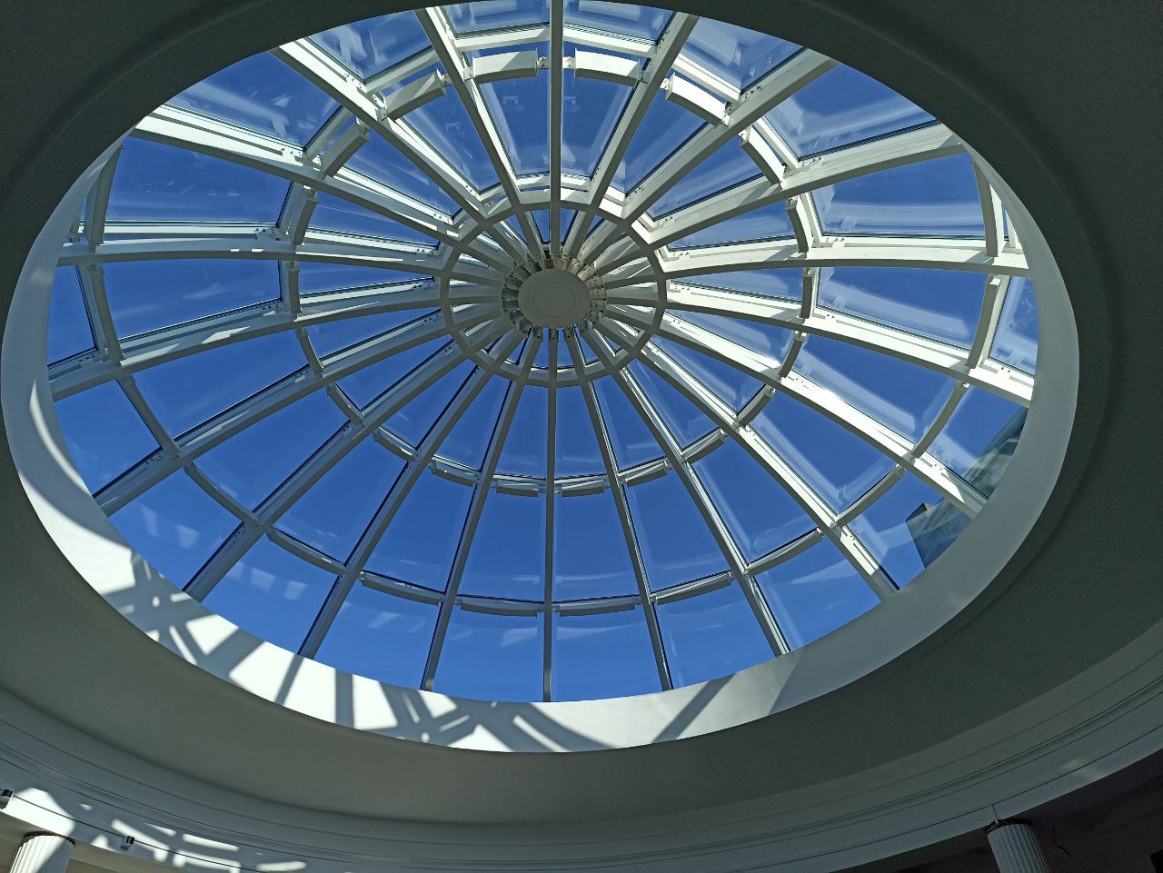 Выполненный проект. Монтаж зенитных фонарей для санатория "Сосны" Мядельского района Минской области.