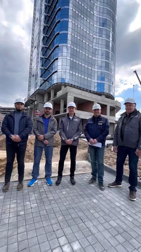 Сегодня на текущем объекте РУП «Минскэнерго», прошла планерка.